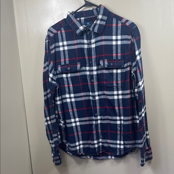 George Navy and Red Plaid Shirt - Picture 1 of 11